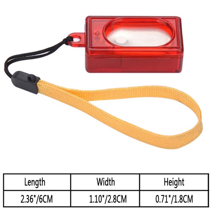 Tragbare Roten Hund Katze Ausbildung Clicker Welpe Gehorsam Pfeife Trainer Gerät mit handgelenk Band Dauerhaft Haustier Liefert W1