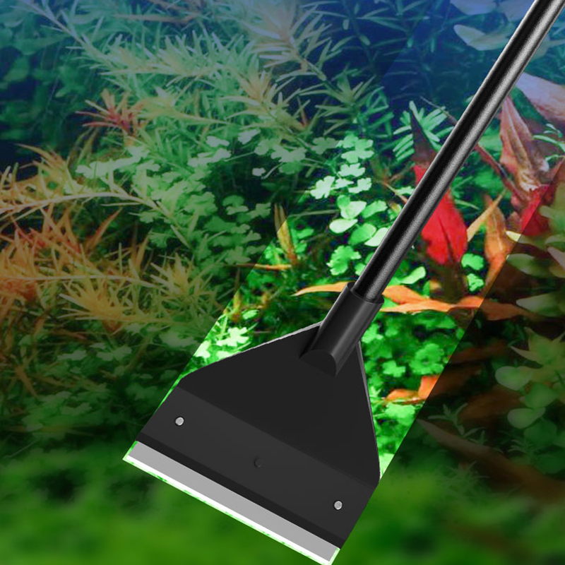 Aquarium Reinigung Werkzeug Flache Sand Algen Entfernung Dual-use-Glas Algen Entfernung Schaber Haushalts Reinigung Werkzeug aquarium zubehör