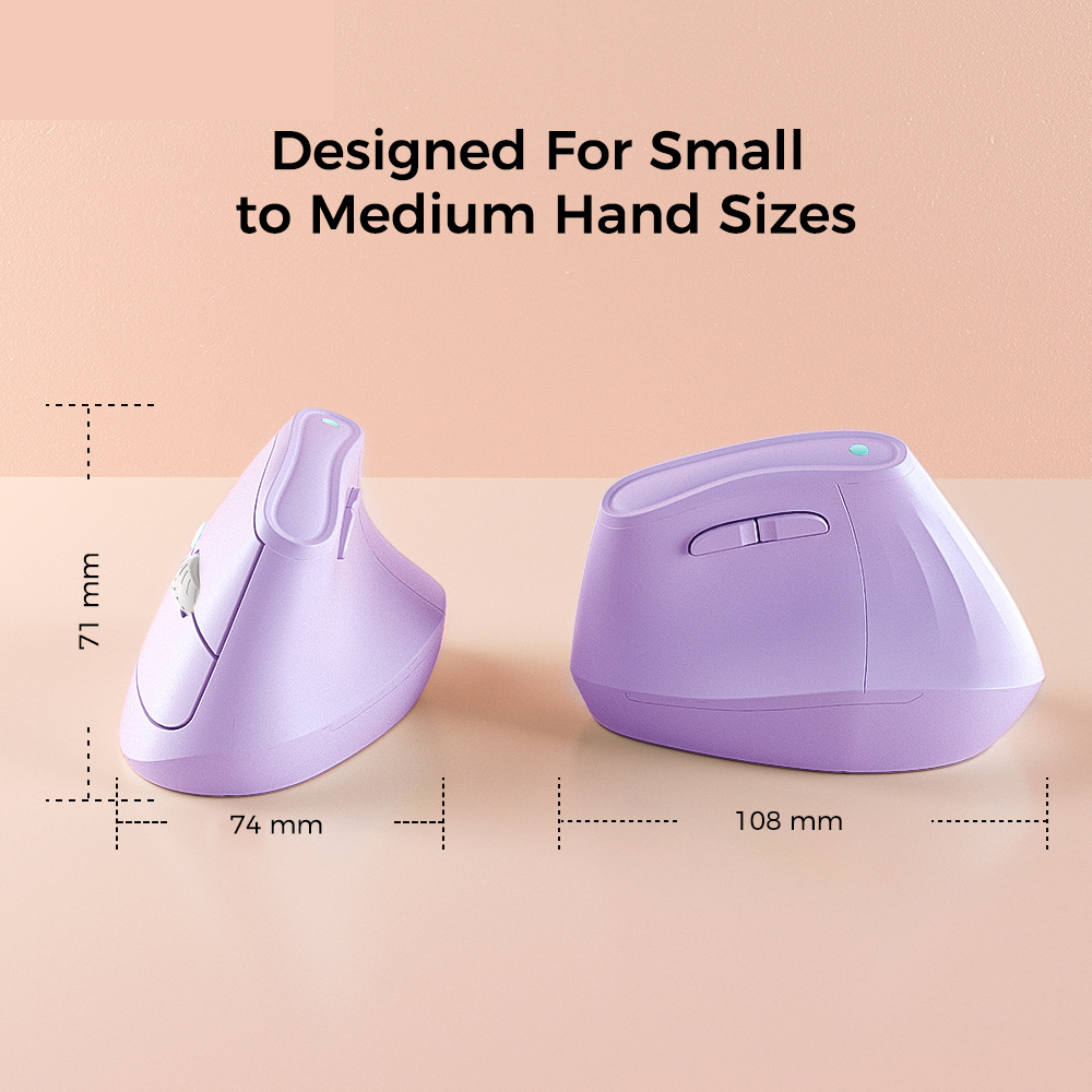 Wireless Vertical Mouse USB 2.4G Wireless Mice Ergonomic Bluetooth Gaming Mouse AAA battery Mice 4000DPI For Laptops PC