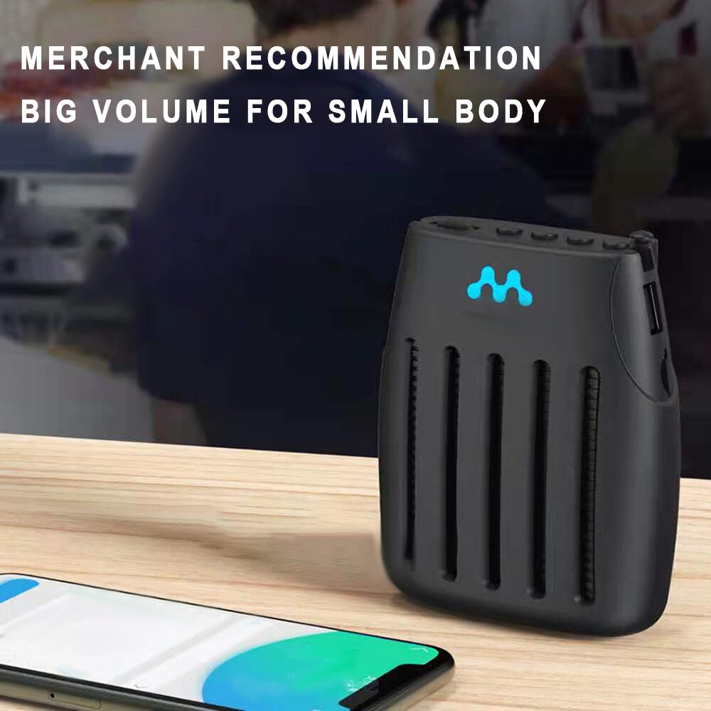icreative Portable Classroom Voice Amplifier Teachers BT5.0 Rechargeable Wireless Speakers Horn Loudspeaker with Microphone