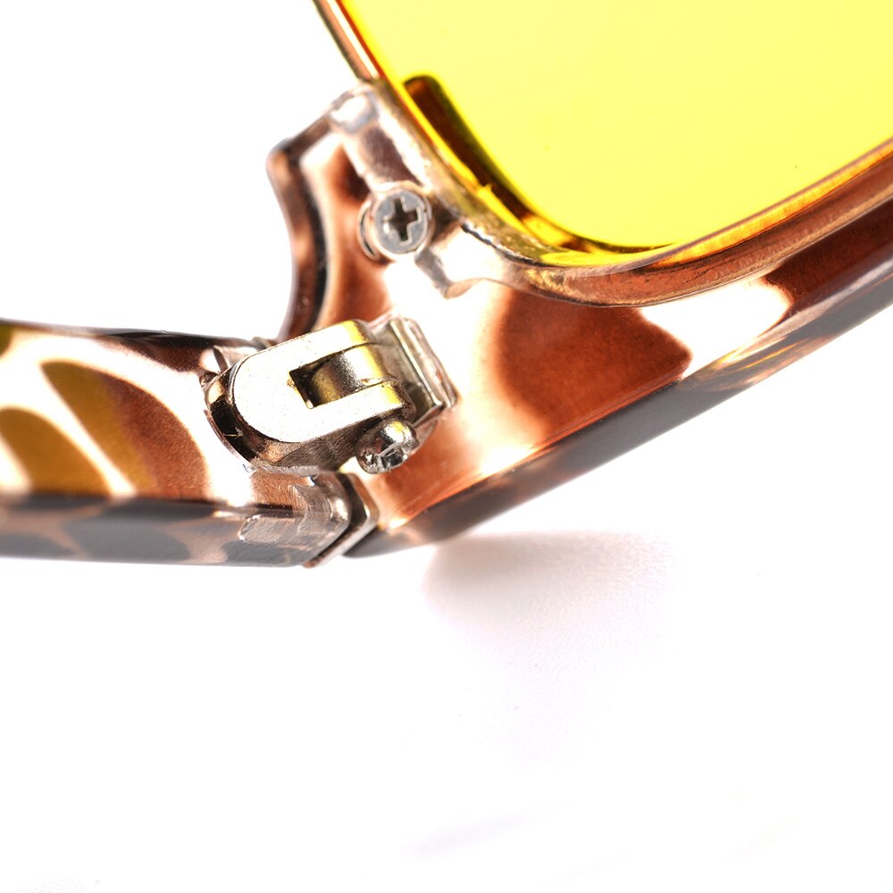 Gudzws Vision Blue Light Shield Computer Cellphone Glasses Anti Blue Light 100% UV Protection Classic Rectangle Plastic Frame Yellow Lens