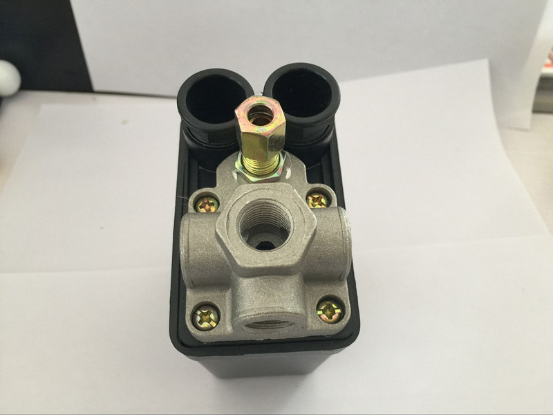 4 Ports Heavy Duty Air Compressor Pressure Control Switch Valve 90-120PSI 12 Bar
