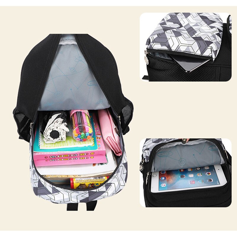 Ziranyu freundlicher-schultaschen für Teenager, jungen und mädchen, großer schulrucksack, wasserdichte tasche, freundlicher-büchertasche, mochila