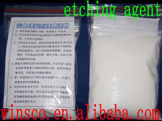 Covered copper plate ipc-hdbk-830 copper plate pcb circuit board fecl3 blue eco-friendly etching agent 180g
