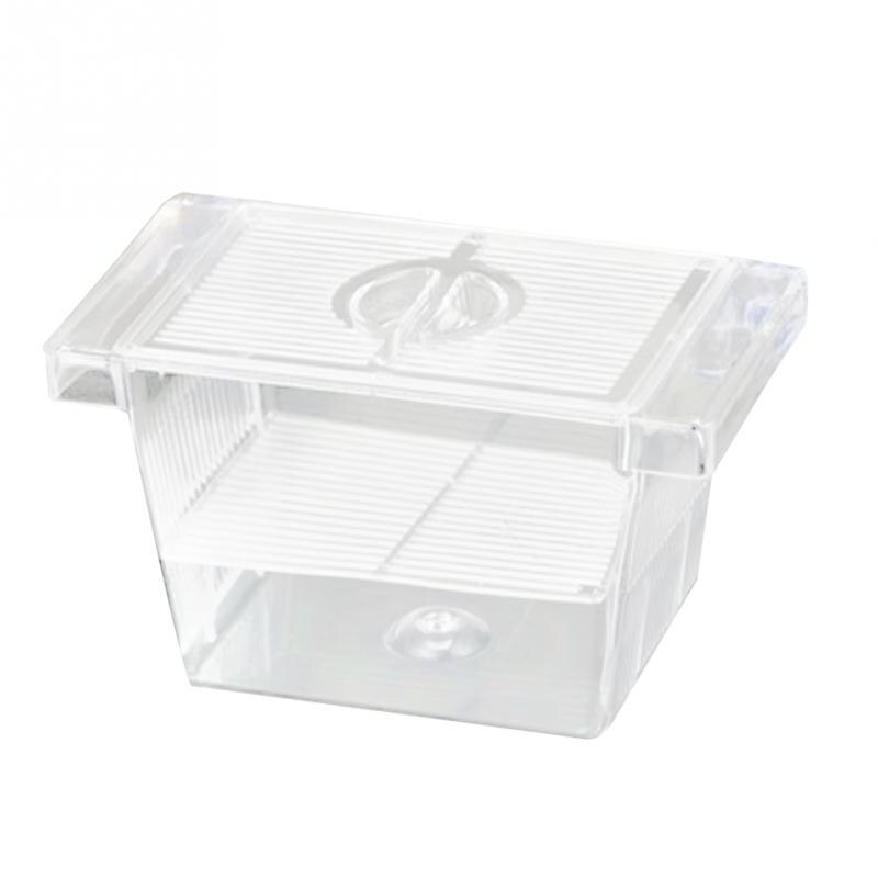 Fish Breeding Box With Suction Cups Transparent Hatchery Aquarium Tank Isolation ABS Material Self-floating Desi Safe And Secure