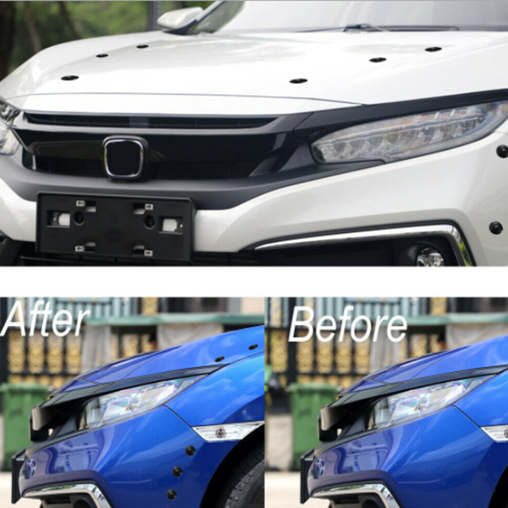 Universal Aluminum Black Push Button Billet Quick Release Car Front Bumper Hood Pin Engine Bonnet Lock Latch Clip Body Kit