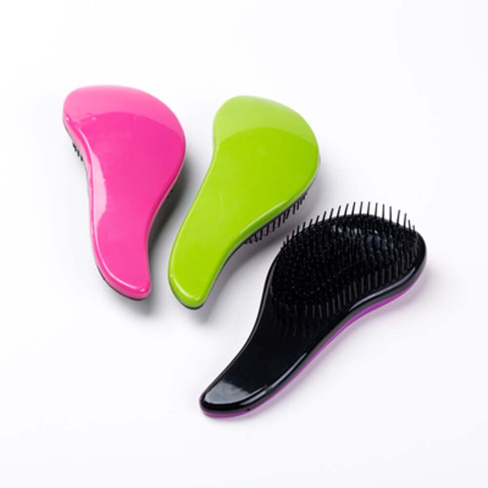 1 pièces 18.5cm Portable magique poignée enchevêtrement démêlant noeud gratuit douche cheveux brosse peigne douche Salon style dompteur outil