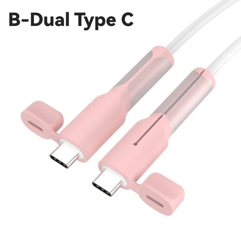 Enrouleur de câble de chargeur en Silicone souple, protecteur USB Type C, manchon de protection Anti-rupture pour Xiaomi Huawei OPPO VIVO, couverture de ligne de données