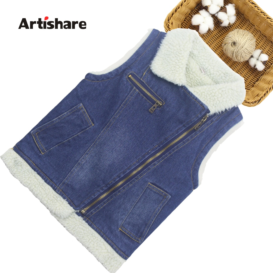 Filles jean gilets printemps automne garçons filles jean veste décontracté filles Denim gilet adolescent vêtements vêtements enfants