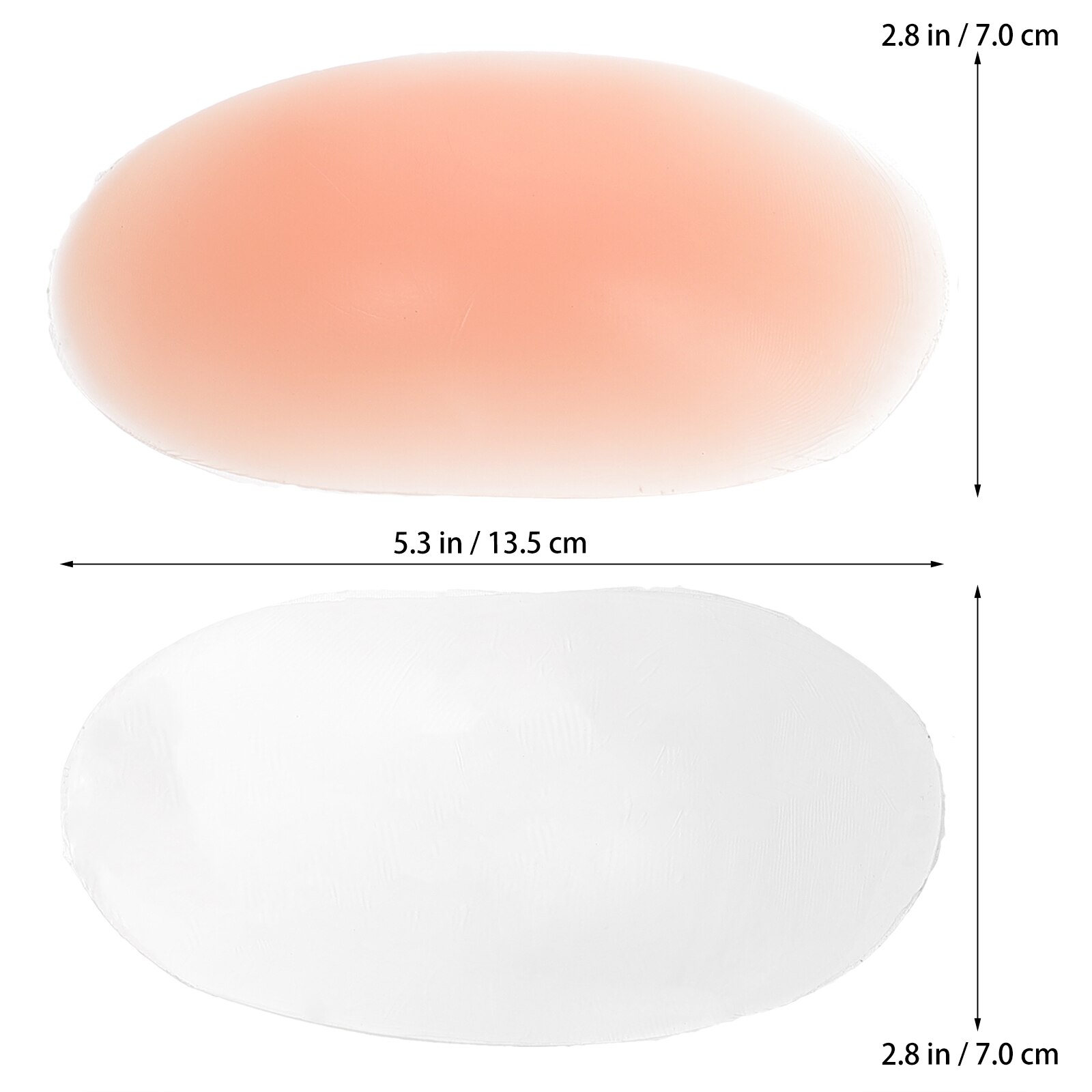 2 Pairs Shoulder Pads Nonslip Silicone Shoulder Pad Blouses Shirt Shoulder Pads Clothes Shoulder Pad