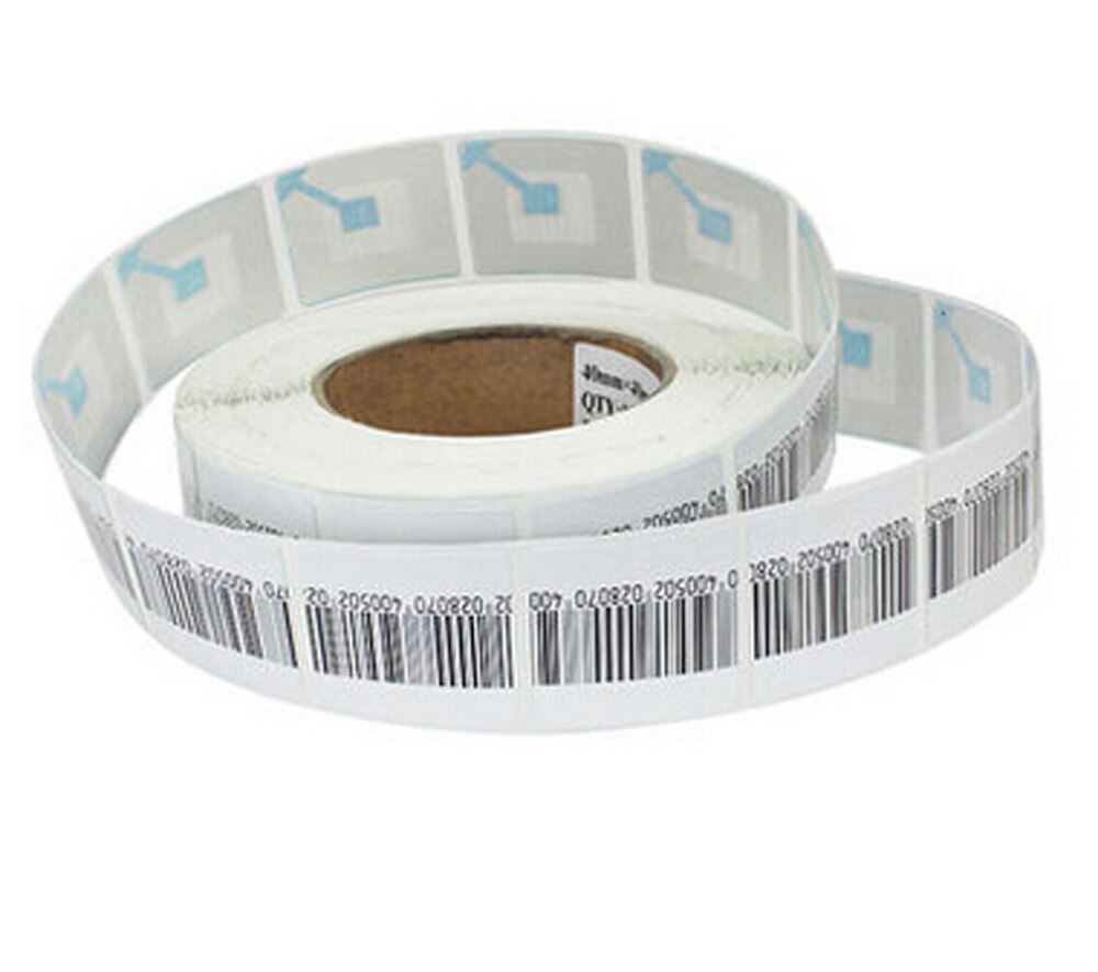 1000 piece eas soft label supermarket barcode theft alarm security label