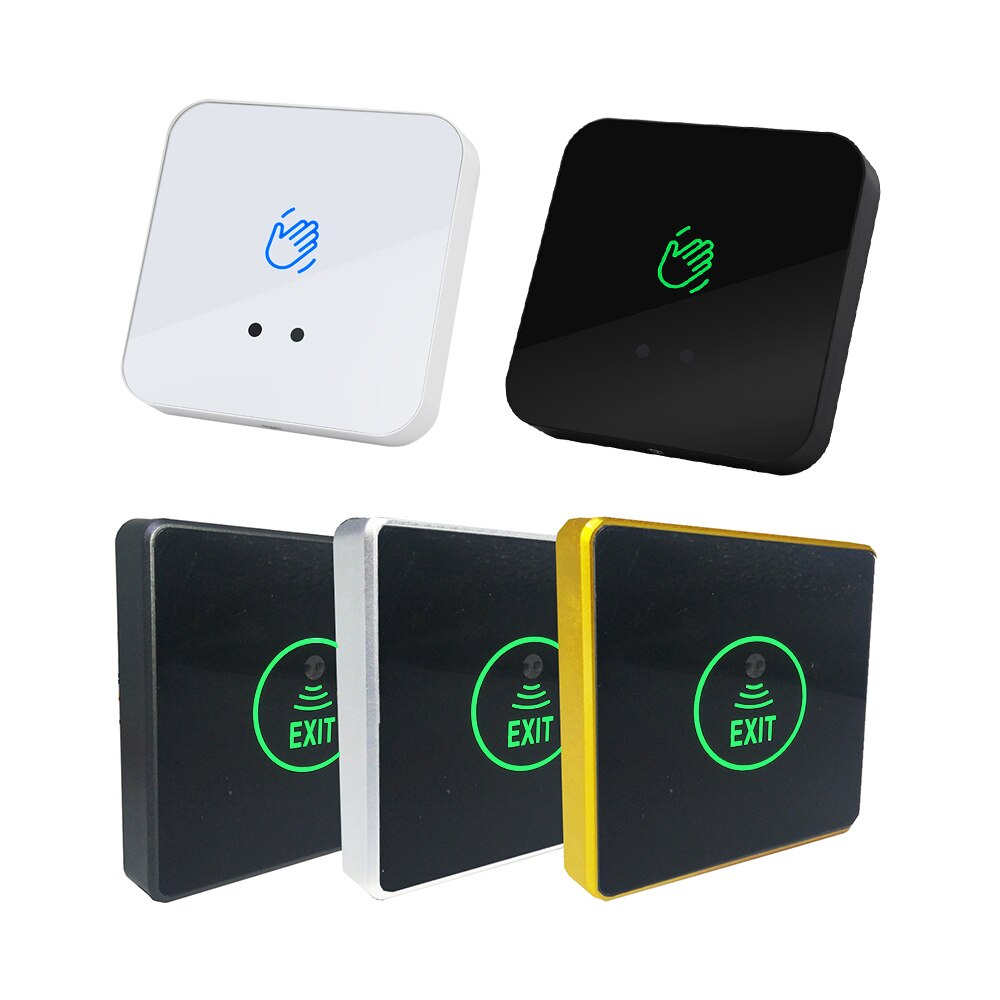 Surface Installation Contactless No Touch Infrared Lock Exit Button IR Door Release Switch
