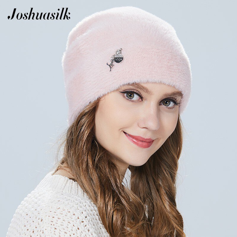 Joshuasilk Winter Vrouw Hoed Faux Fur En Angora Konijnen Zachte En Delicate Hanger Decoratie Mode Voor Meisjes: C07