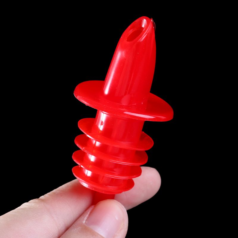 Plastic Liquor Spirit Wine Bottle Pour Free Flow Pourer Stopper Cocktail Drinks