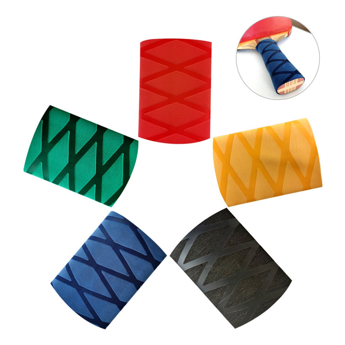 Table Tennis Hand Guard Genuine Racket Heat Shrinkable Hand Rubber Sweat-Absorbing Belt Grip Glue