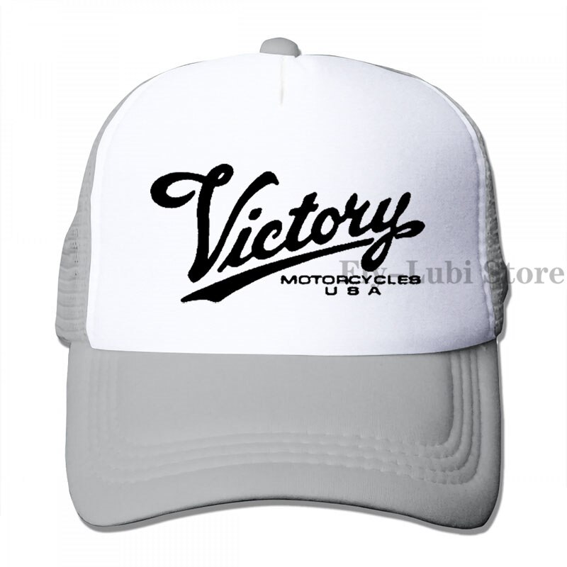 Victory Motorcycles Usa Baseball cap men women Trucker Hats adjustable cap: 3-Gray