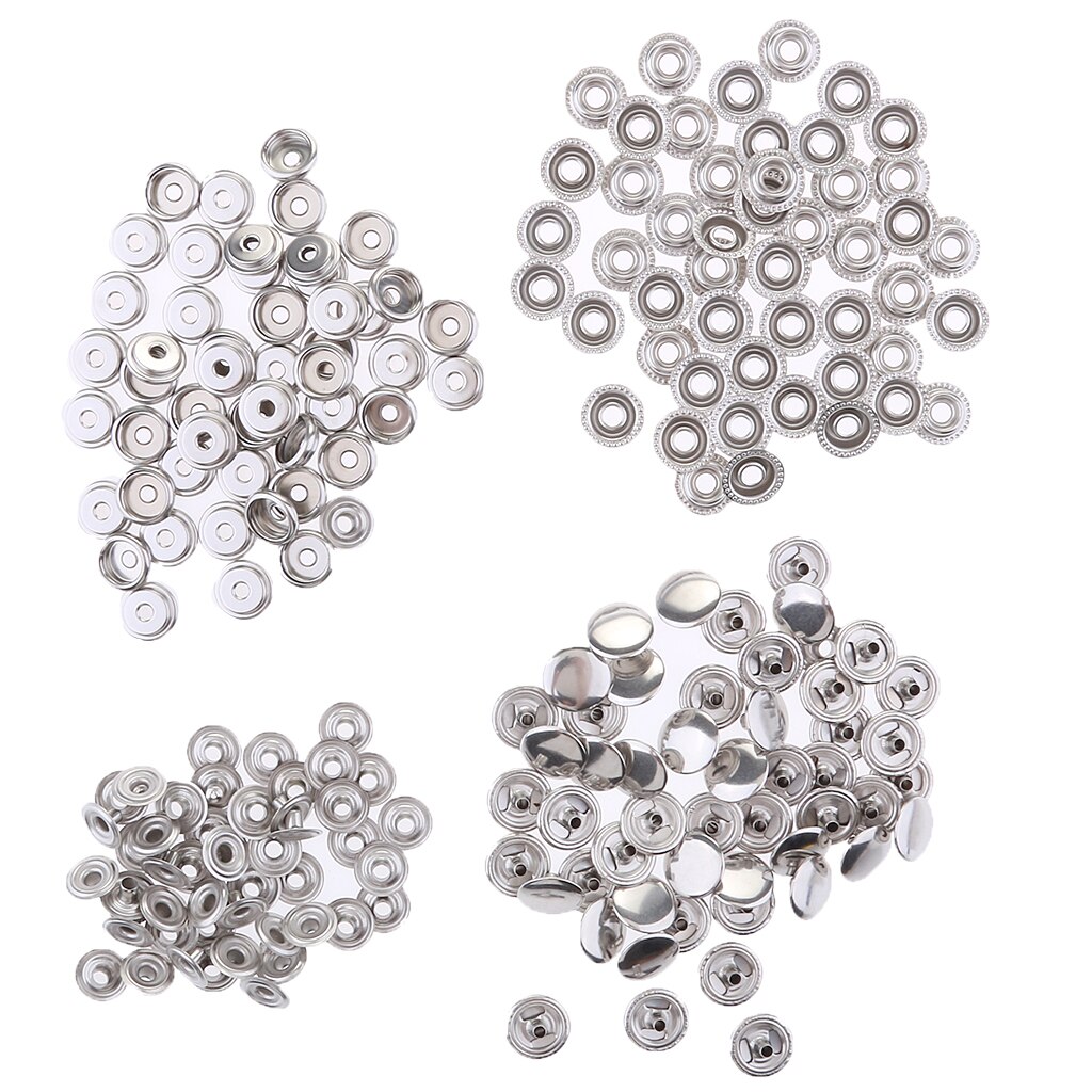 Kit De Fixations Pour Bâches Bateau - Goujons, Casquettes Et Prises, Pour Toile, Auvent, Couverture