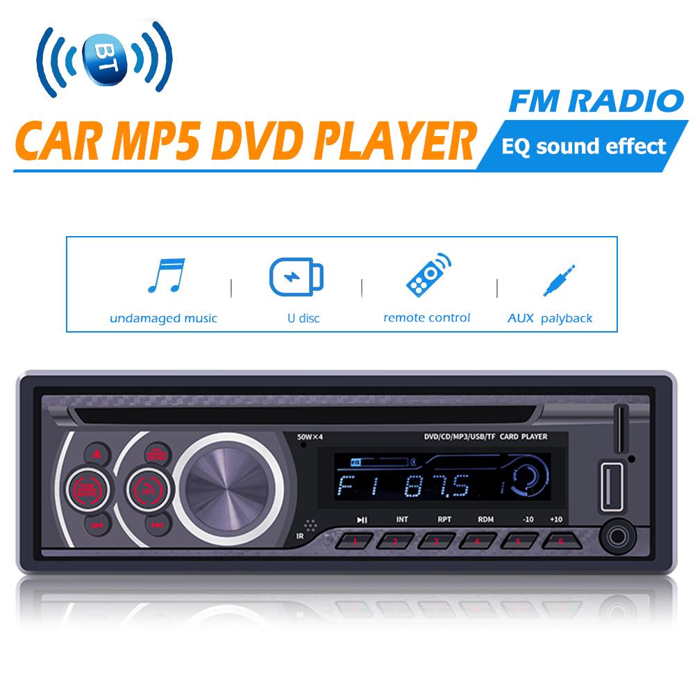 8169A Car Stereo CD VCD DVD Player Bluetooth FM Radio Digital Media Receiver Working Temperature - 10 - 60 Degrees