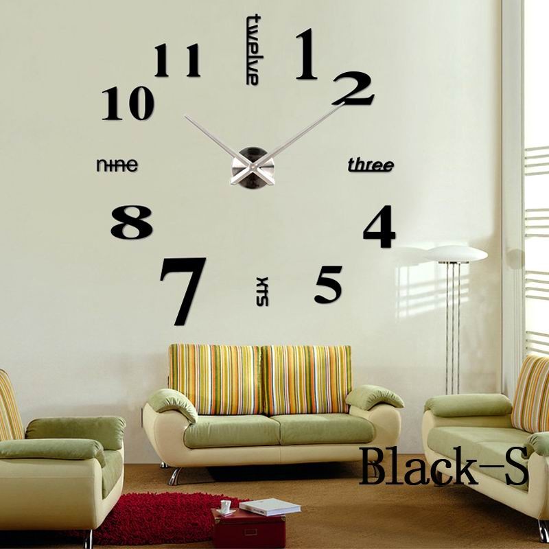 Home decoration Quartz Home Decoration big wall clock modern 3D DIY large decorative wall clocks watch wall unique