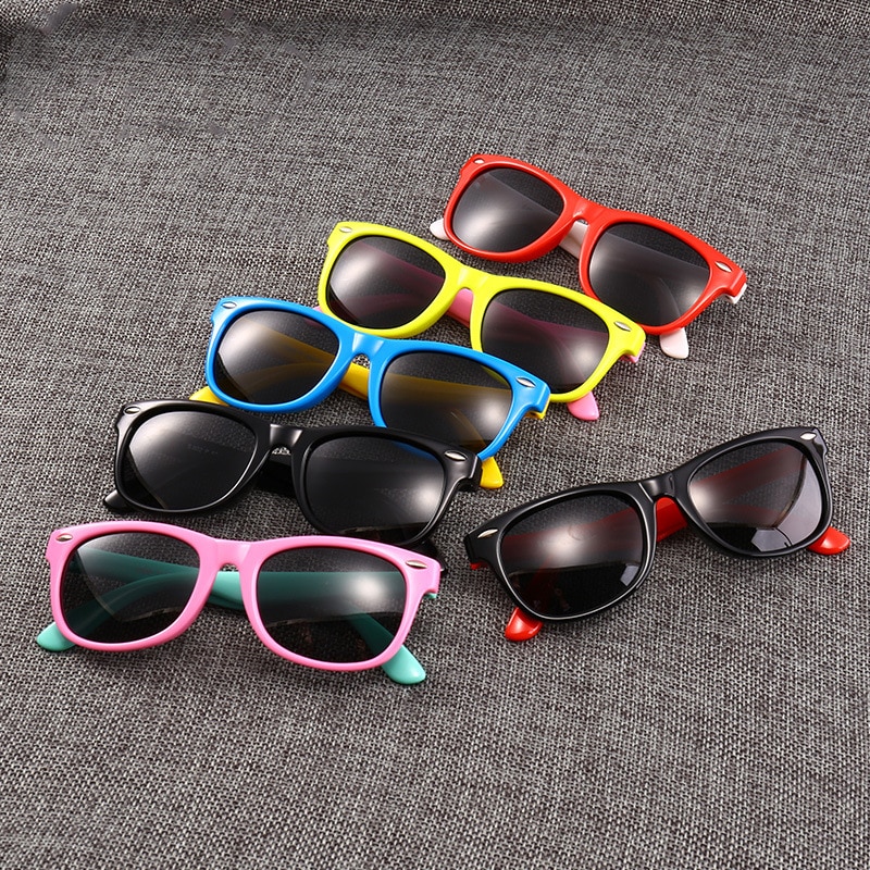 Children Glasses Kids Frame Sunglasses Toddler UV400 Boys Korean Outdoor Popular Polarized Sunglasses