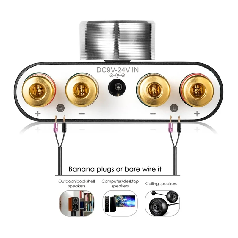 BTLIFE-Douk Audio Mini Bluetooth 5.0 TPA3116 Digital Amplifier 50W+50W Car Sound Amplifiers Hifi Stereo Audio Receiver Power Amp