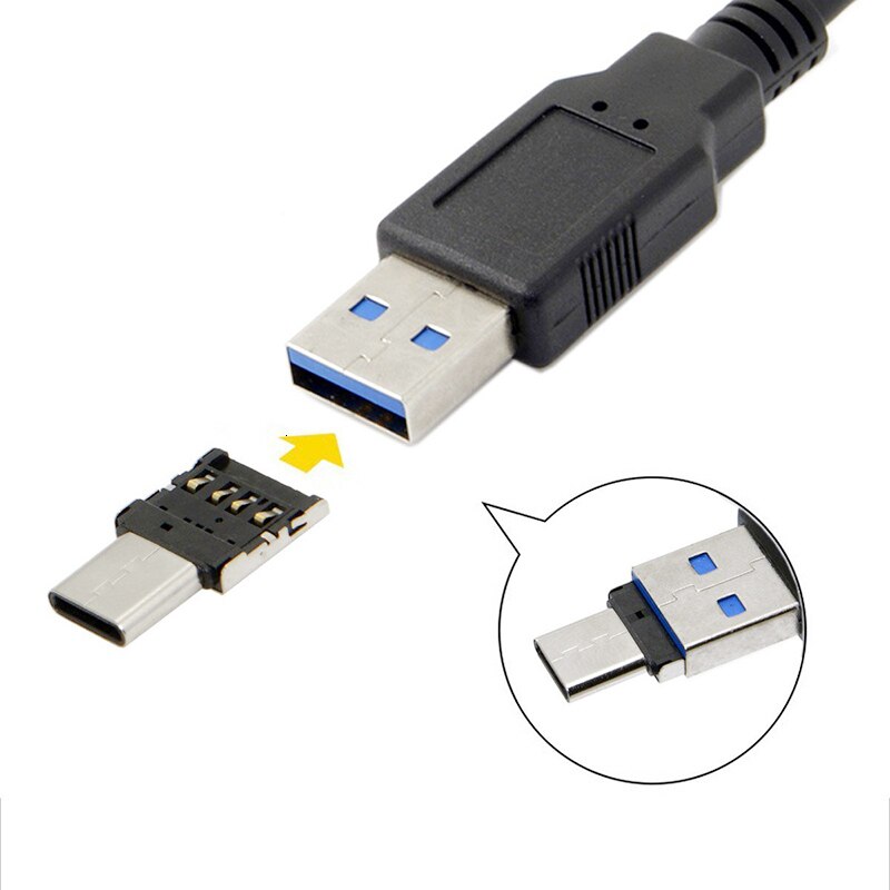 OTG Typ c USB-C Micro USB zu USB Adapter Typ-c DATEN Kabel Konverter Für Xiaomi Huawei Samsung Maus usb-Stick