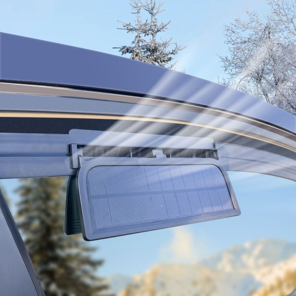 Ventola di raffreddamento per auto solare a 3 teste di alta qualità Presa d'aria Ventola di scarico per auto a risparmio energetico Purificatori ABS Ventola per finestrino per auto proprietà