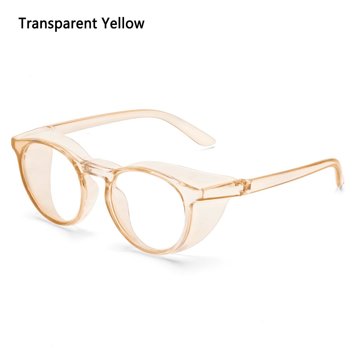 Safety Glasses Anti-fog Pollen GogglesBlue Light Blocking Glasses UV400 Protection Glasses Anti-saliva Dust-proof for Men Women: Yellow1