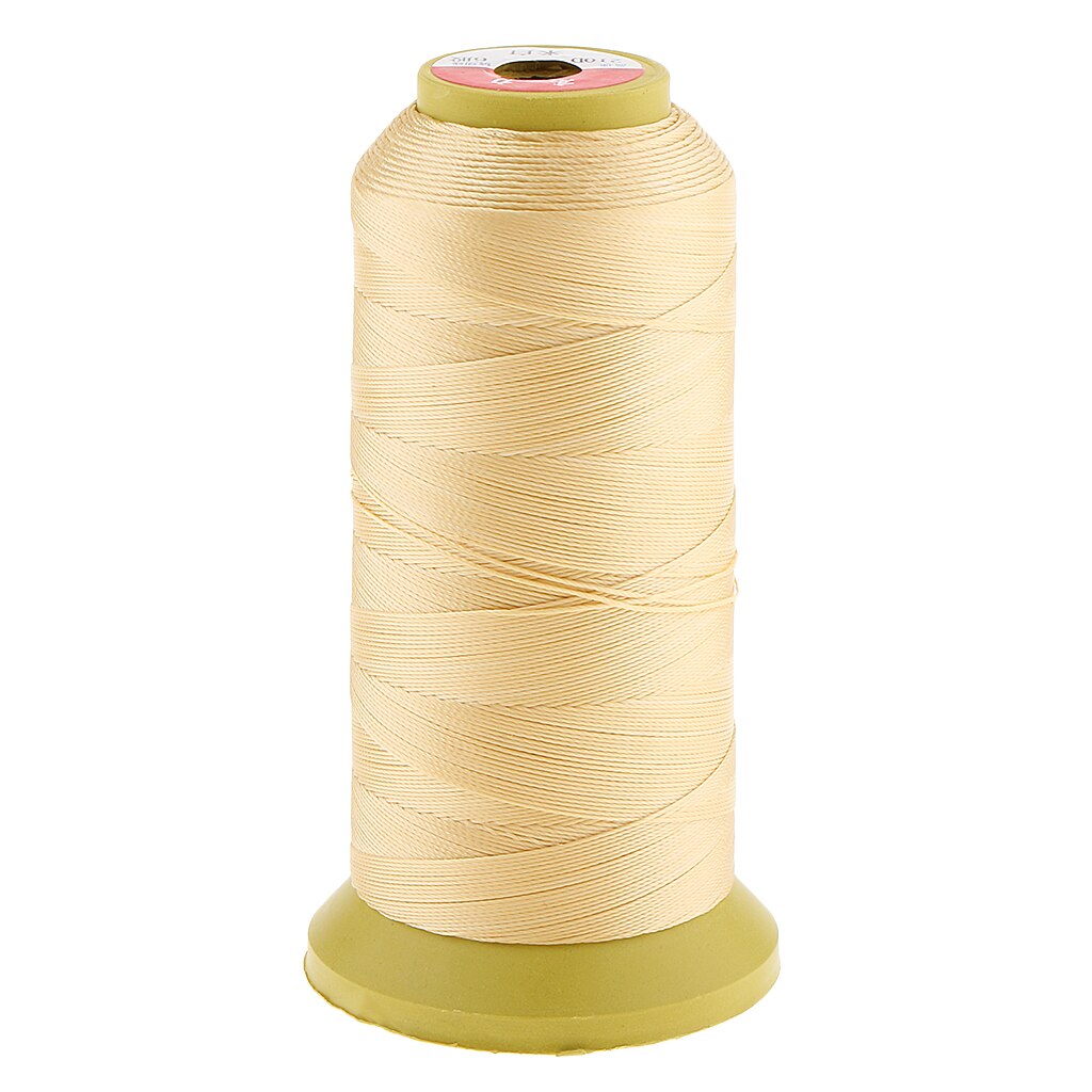 Hilo de coser para decoración de pelucas, tejido de pelo, 210D: Yellow