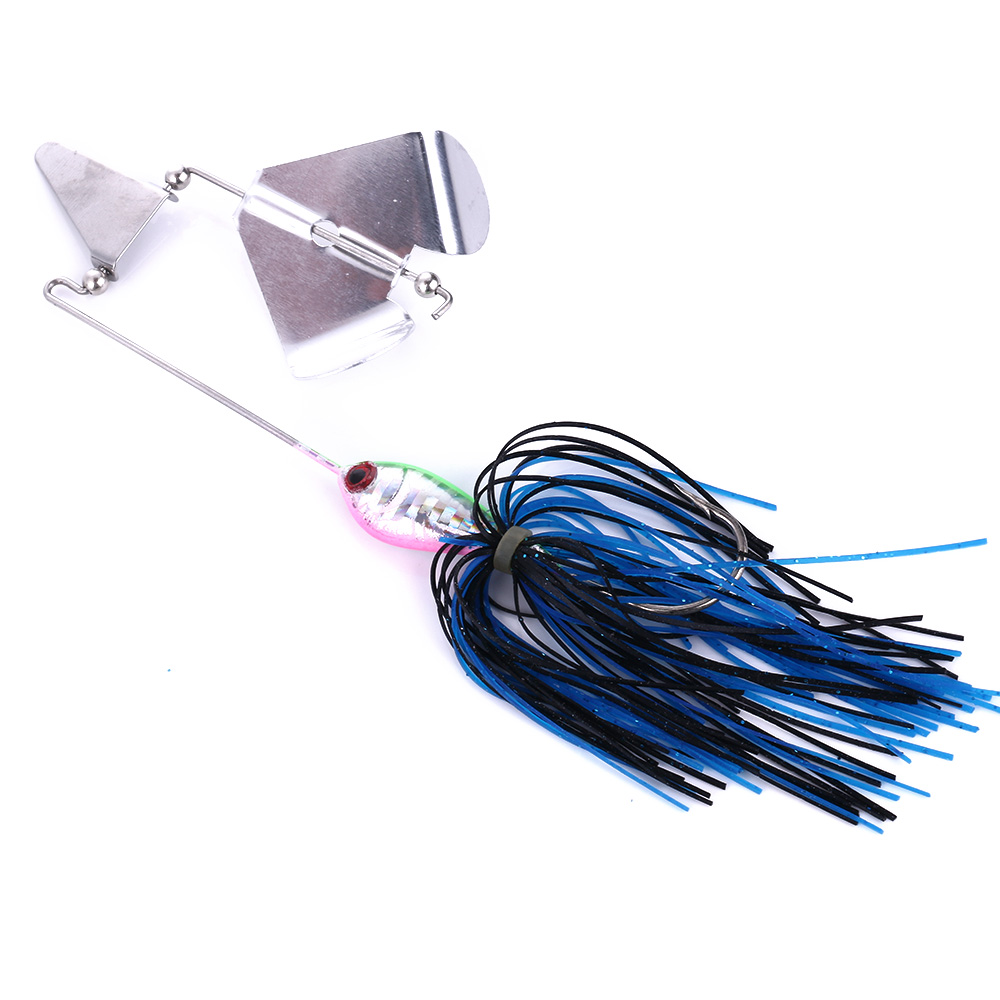 Buzzbait Spinner Bait 18g with Bass Fishing Spoon Lure Metal Jig Jigging lure Swimbait Spinnerbait