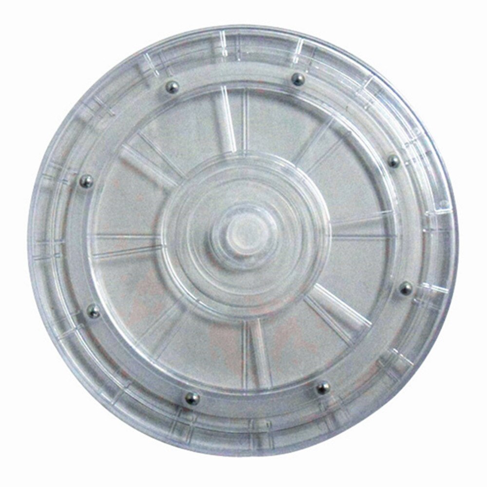 A mobília acrílica transparente da tevê da plataforma giratória manual plástica de 23 cm rotativa acessórios baixos