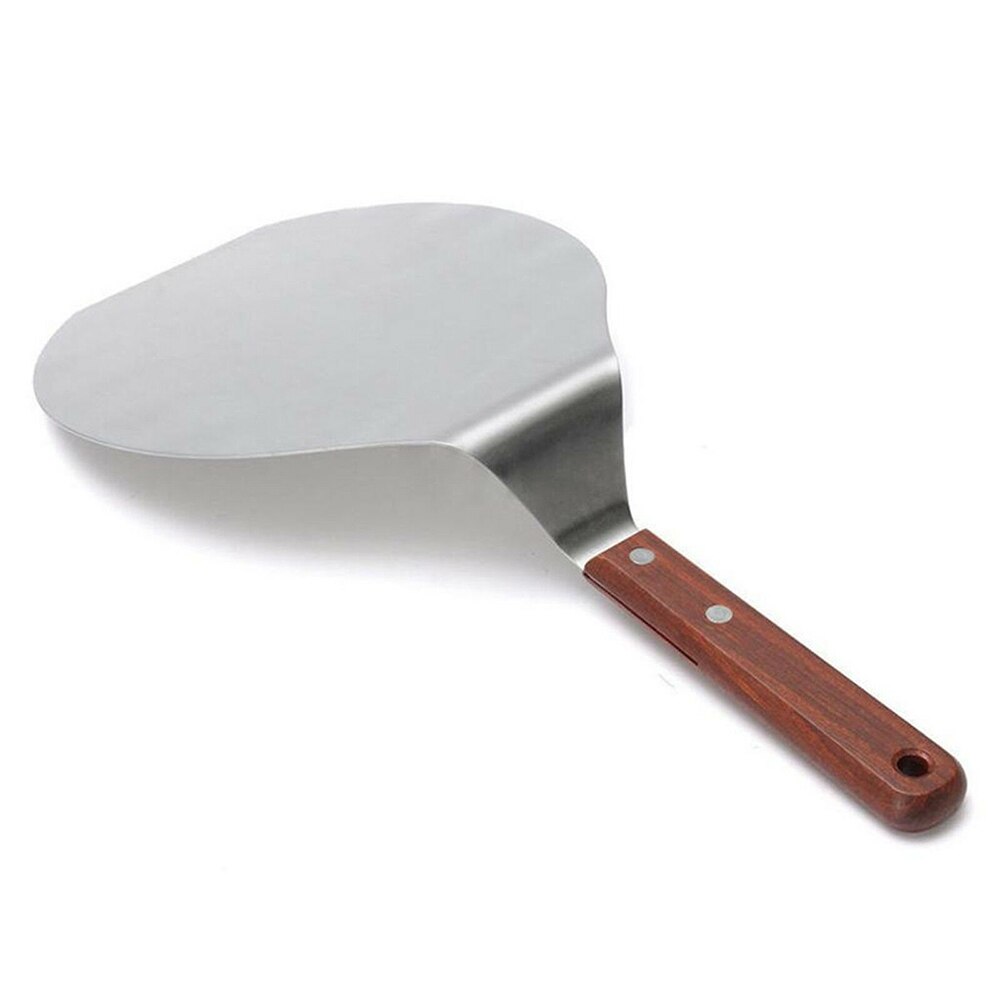 1 Pc Rvs Pizza Schil Schop Spatel Cake Lifter Paddle Tool Grote Maat