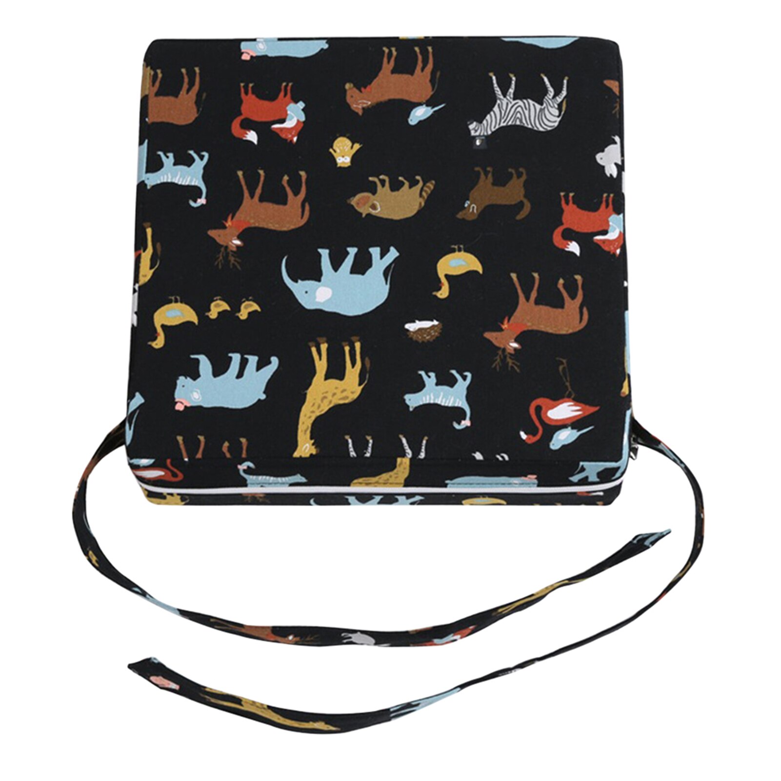 Stoelverhoger met rits, demonteerbaar, draagbaar, met riem, stoelverhogend kussen, zacht, baby, peuter, wasbaar, verwijderbaar, baby: 2