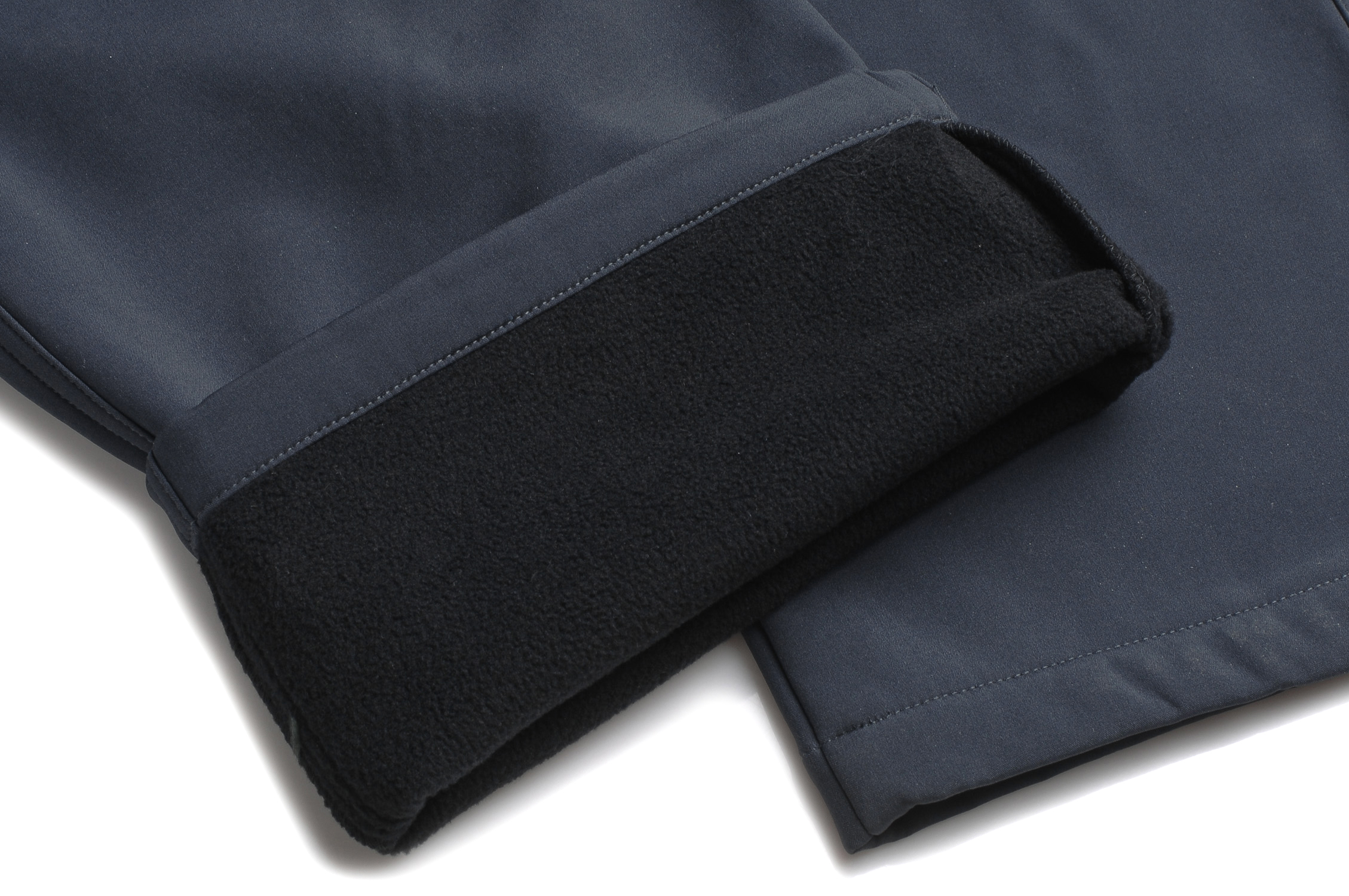 Waterdichte wandelbroek voor heren Outdoor Fleece gevoerde sneeuwskibroek Winter Softshell snowboardbroek