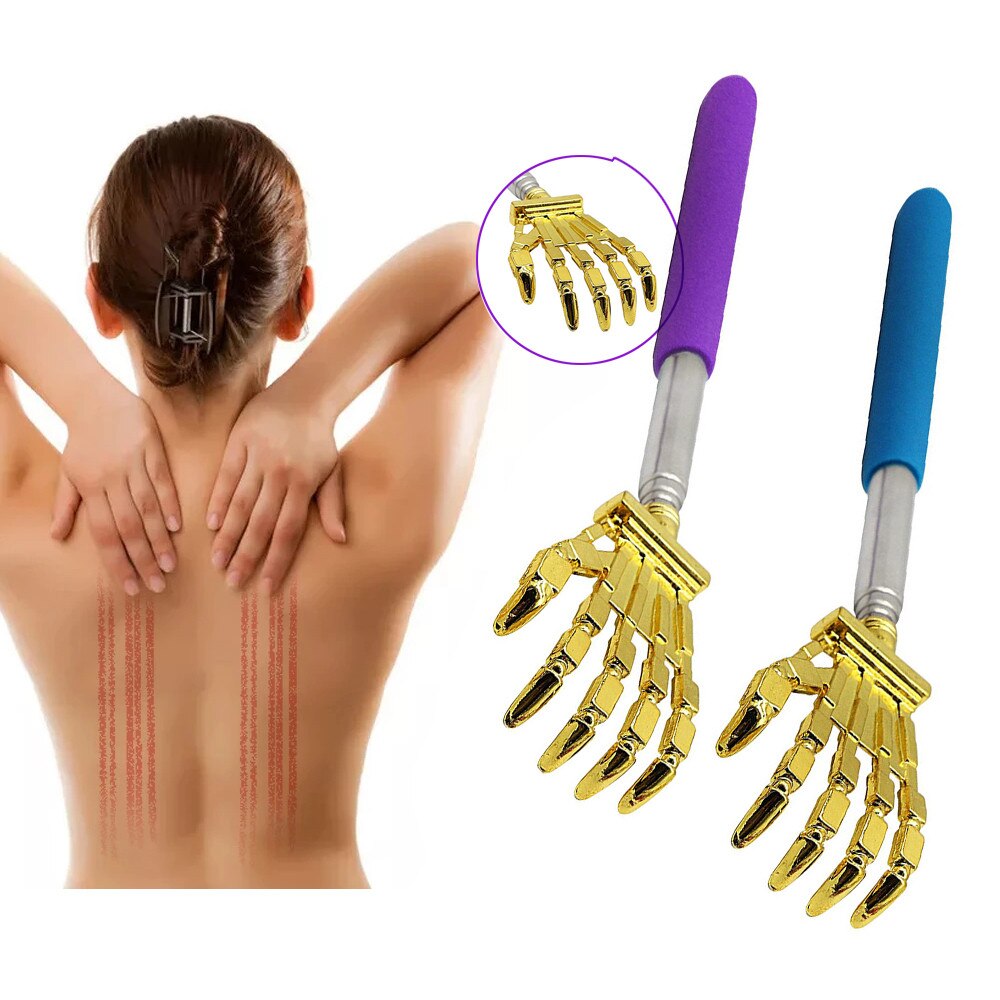 1pcs Back Scratching Health Extendable Itch Telescoping Products Kit For Blood Circulation Relax Health Back Scratcher Tool