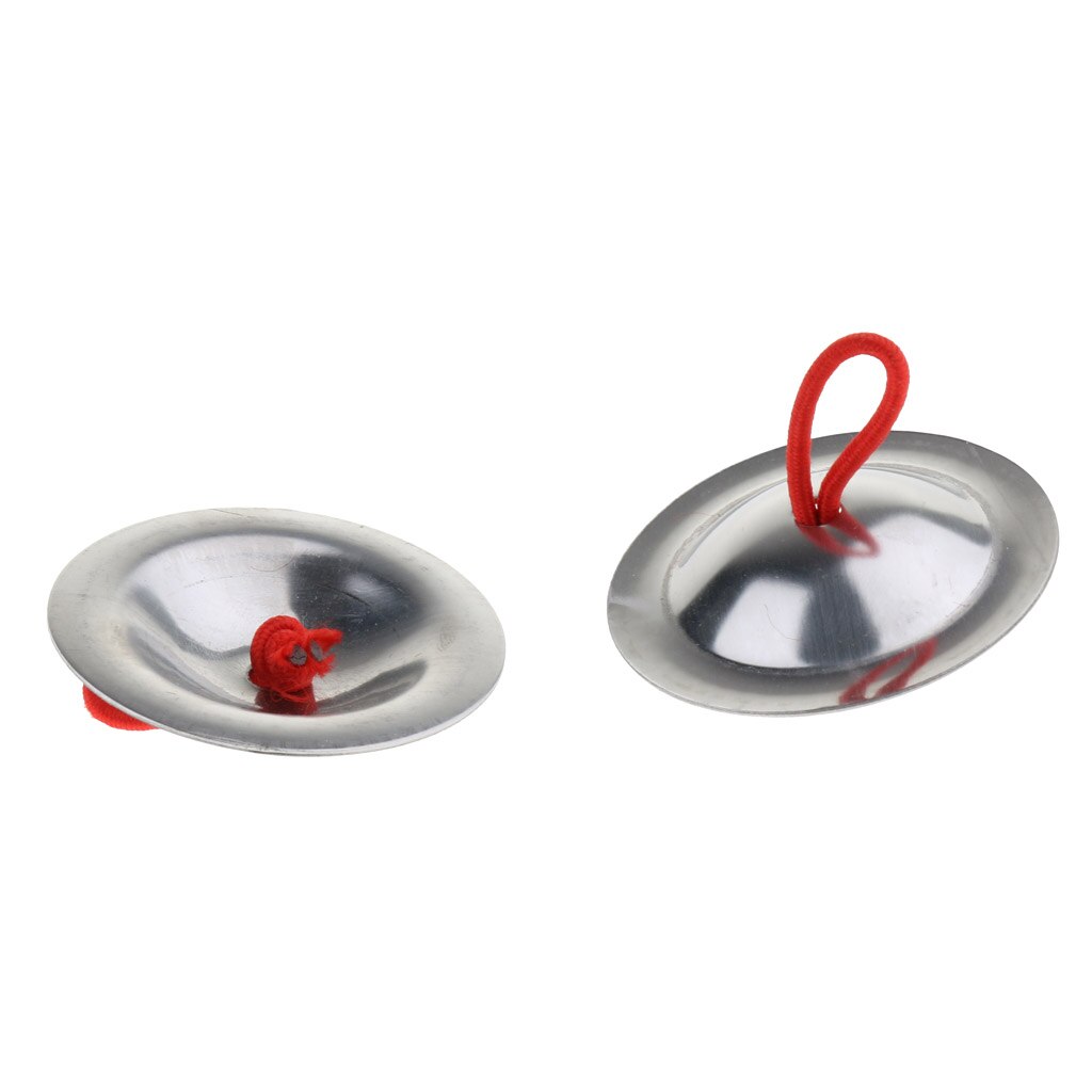 2pcs Mini Copper Hand Cymbals Rhythm Beats Percussion Musical Instrument Toy