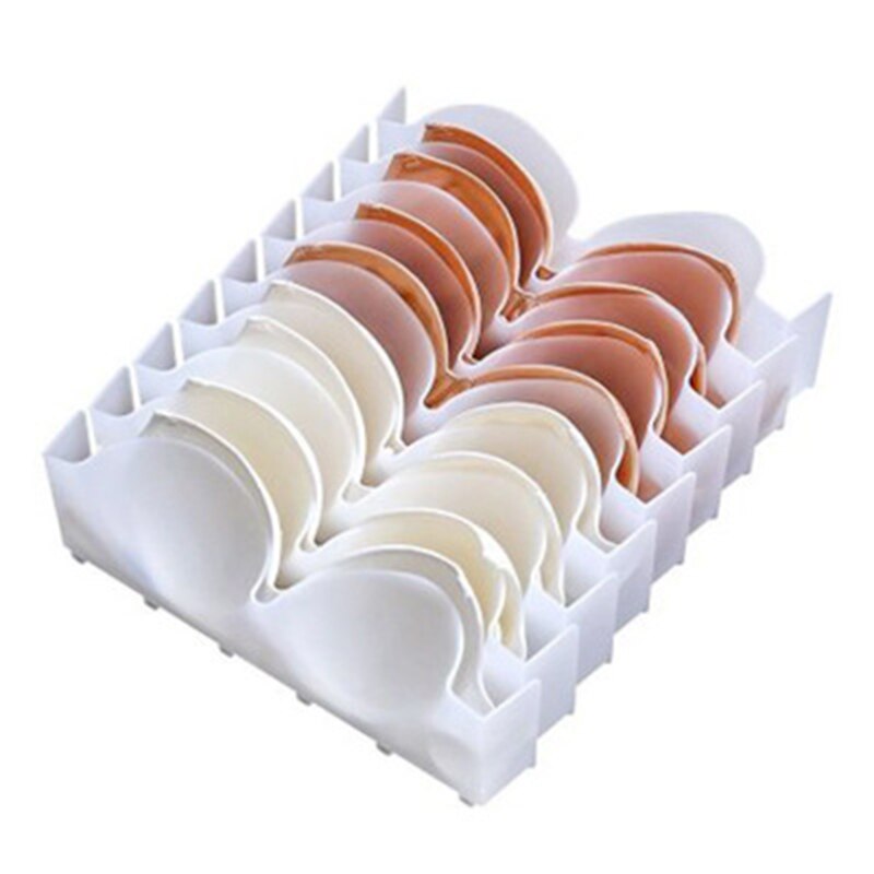 Underwear Boxes Stable Stackable Bra Storage Rack Wardrobe Drawer Divider Finishing Combination Bra Organizer 34.5x11x6.5cm