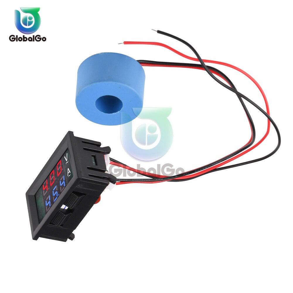 AC 50-500V Digale LCD Voltmetro Ammeter 10A 50A 100A 220V Tensione Contatore di Corrente Rilevatore Trasformatore di Corrente 1420 AC 50-500V Digale LCD Voltmetro Ammeter 10A 50A 100A 220V Tensione Contatore di Corrente Rilevatore Trasformatore di Corrente 1420