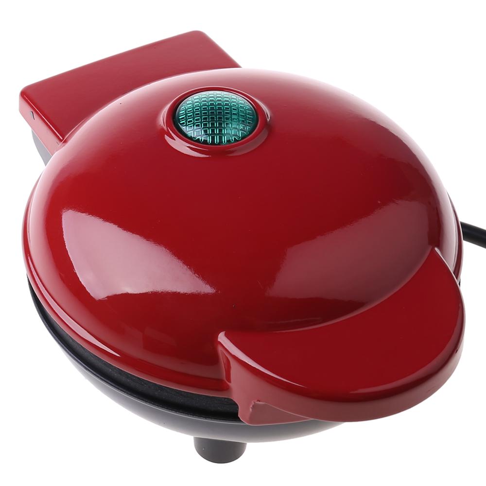 Mini Waffle Maker Machine Classic Breakfast Individual Round Kitchen Nonstick