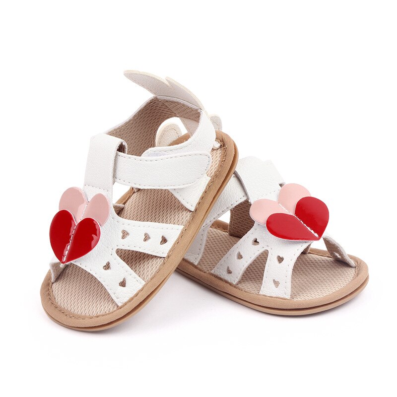 Kleinkind Baby Mädchen SandalsToddler Sommer Schuhe neugeboren Bebes Sandales Gummi Sohle, einzig, alleinig Schuhwerk Pro 1 Jahr niedlich Herz Sandalen