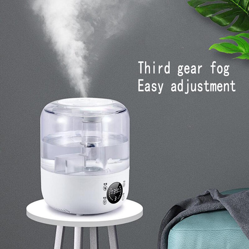 ATWFS High-capacity Water Smart Air Humidifier Diffuser Home Office Ultrasonic Purification Aromatherapy Humidification