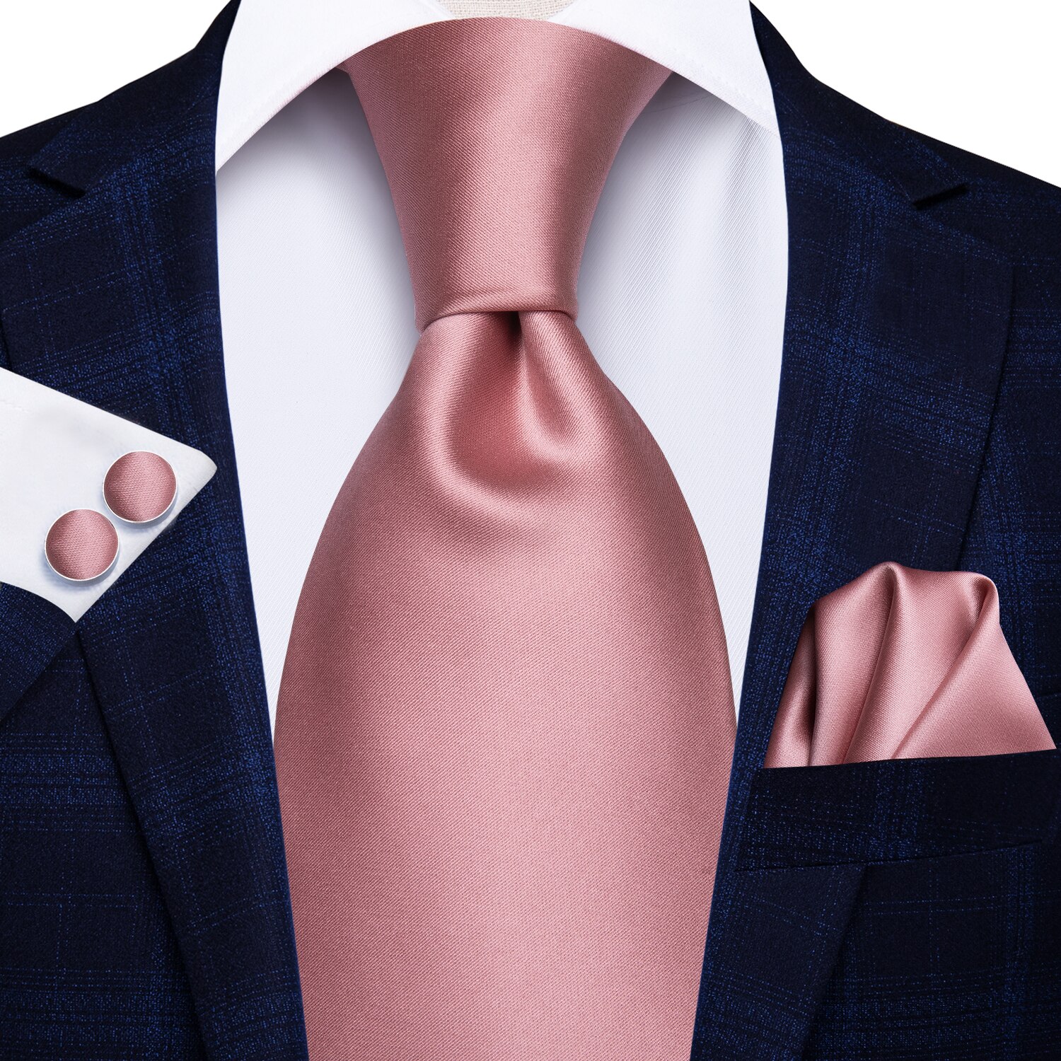 Cravate rouge en corail solide pour hommes | Cravate à Hi-Tie, en soie, style formel, Business, modèle de luxe, cravate de mariage, Gravatas, 100%: SN-3265