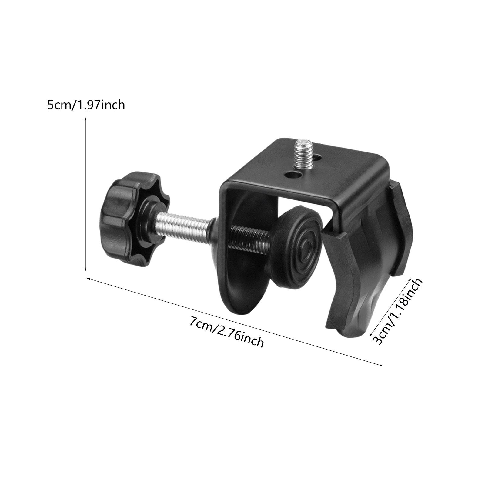 C Klem Basis Stand Montage Accessoire Zwart Desktop Mount Houder Verstelbare Hoek te installeren voor camera's Fotostudio Planken: YELLOW