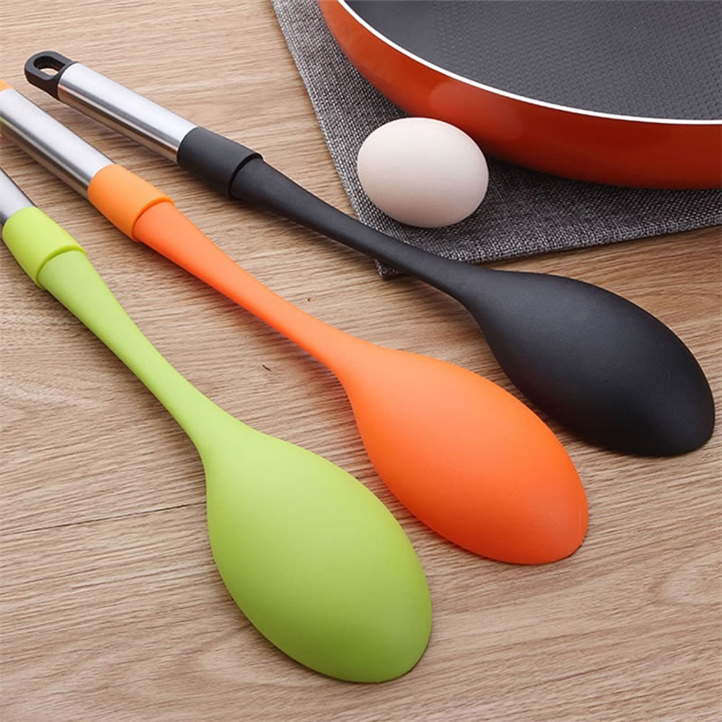 Upspirit Nylon Soup Spoon Unbreakable Ladle Scoop Rice Food Tea Coffee Serving Spoons Dinnerware Kitchen Dining Tools Tableware