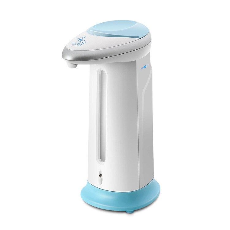 Touchless 400ML Automatic Smart Soap Liquid Dispenser Infrared Motion Sensor Pump for Bathroom Kitchen Toilet: Sky Blue