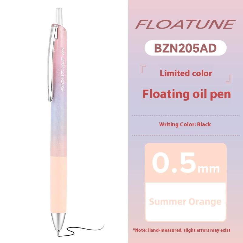 Pentel FLOATUNE Pastelowy długopis żelowy 0,5 mm z cienką końcówką Lekki pręt mgły Odporny na rozmazywanie czarny długopis robić notatek Dziennik Estetyczne artykuły papiernicze: FIOLETOWY