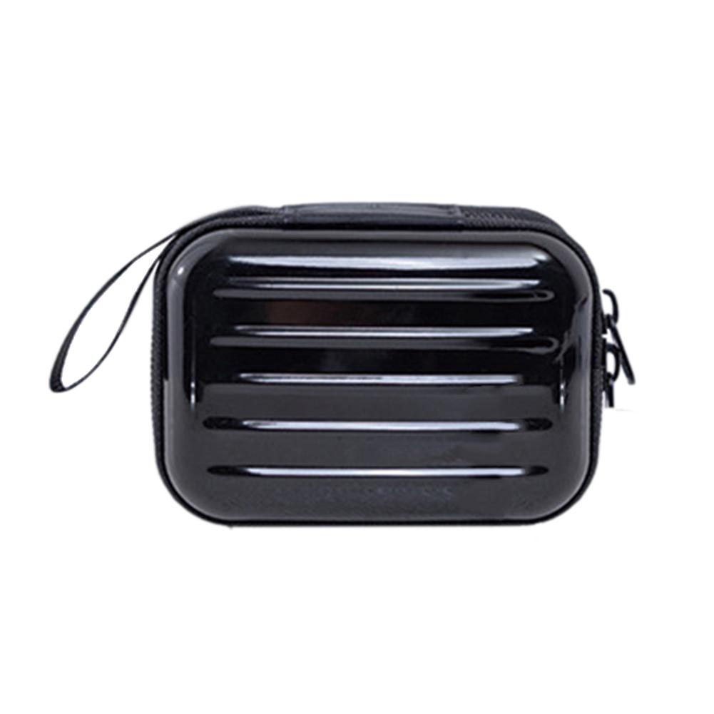 Mallette de rangement d'huile essentielle étui de transport à glissière de voyage pour stocker jusqu'à 12 flacons en verre d'huile essentielle de 1mL-3mL: Black