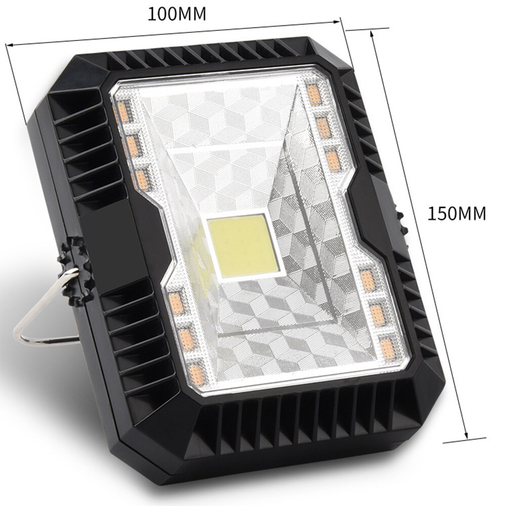 Mutilfunction Solar Camping Lantern USB Rechargeable Power Ourdoor Adjustable LED Tent Light For Hiking Travel Garcen Yard Using