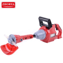 Zhorya Garden Tool Rotating Chainsaw with Sound&Light Lawn mower Pretend Play Power Tool Toys Repair Tools for Boys Children