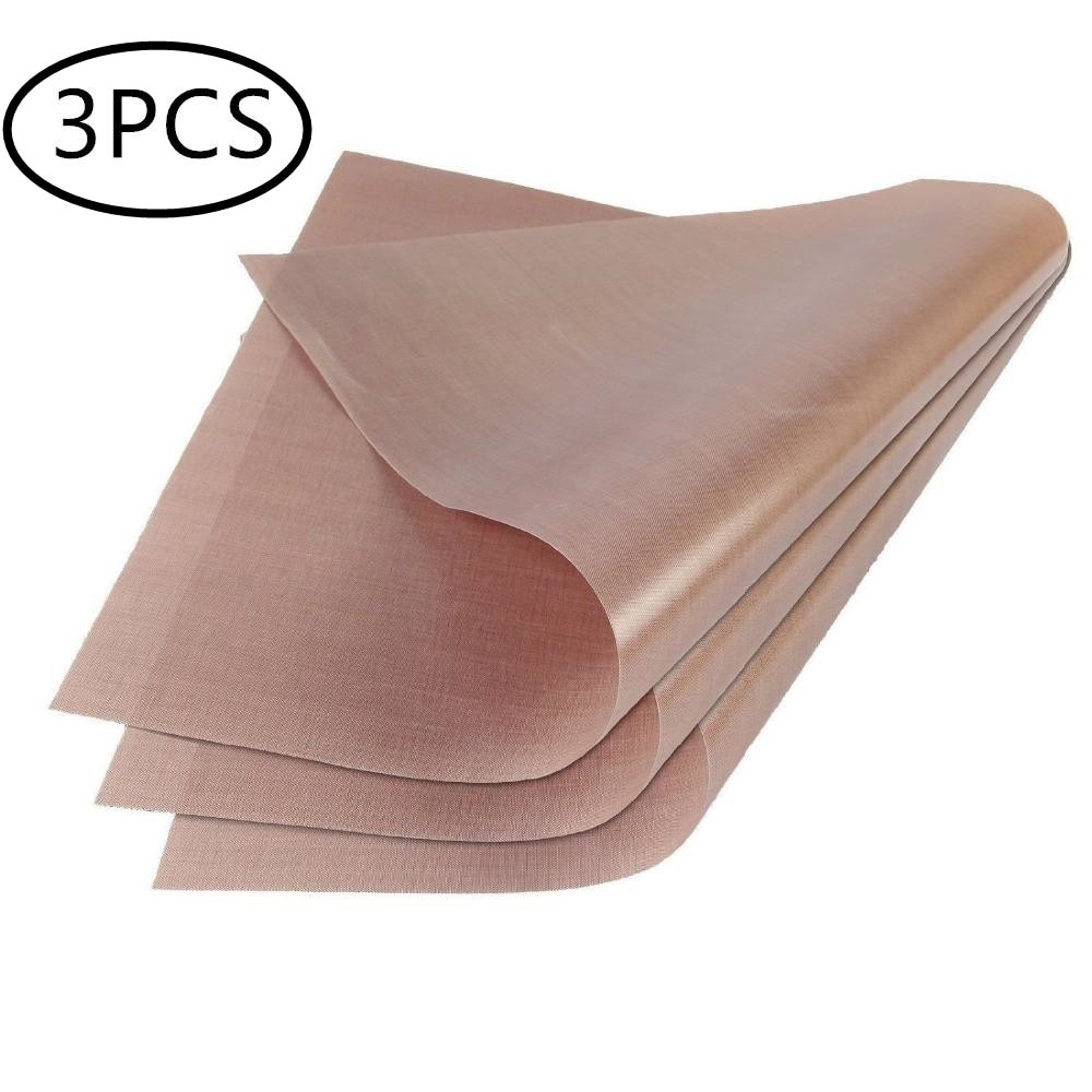 3 Pack Sheet for Heat Press Transfer Sheet Non Stick Heat Transfer Paper Washable Reusable Heat Resistant Baking Sheets